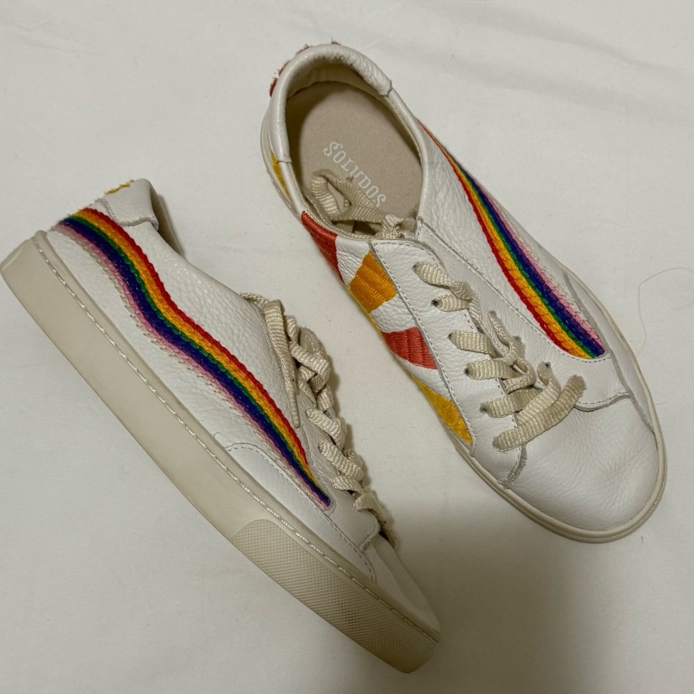 Soludos Multicolor Stripe Sneakers